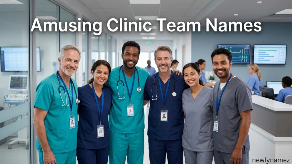 Amusing Clinic Team Names