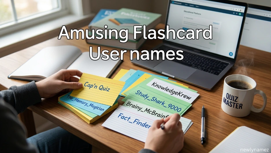 Amusing Flashcard Usernames