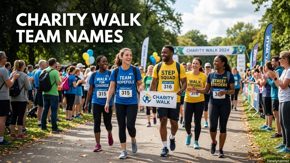 Charity Walk Team Names