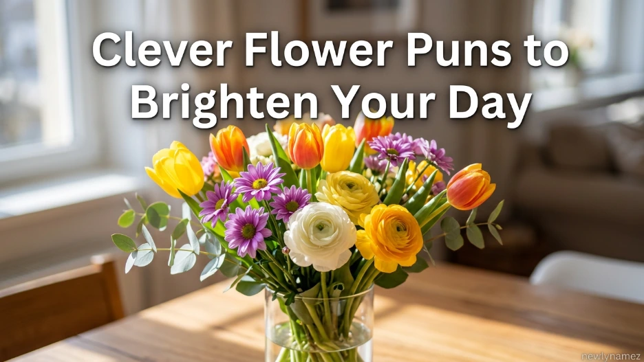 Clever Flower Puns to Brighten Your Day