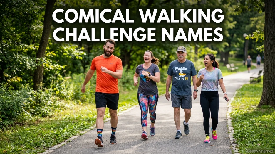 Comical Walking Challenge Names