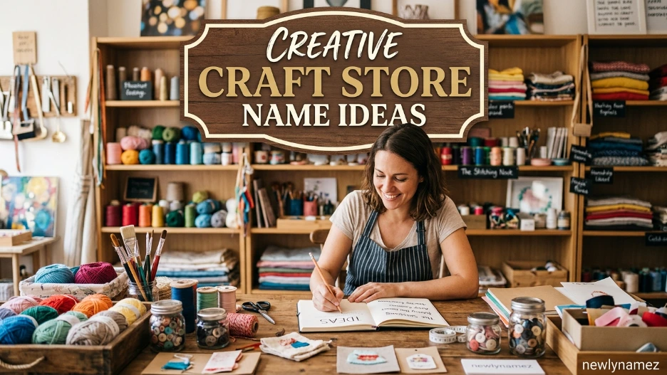Creative Craft Store Name Ideas