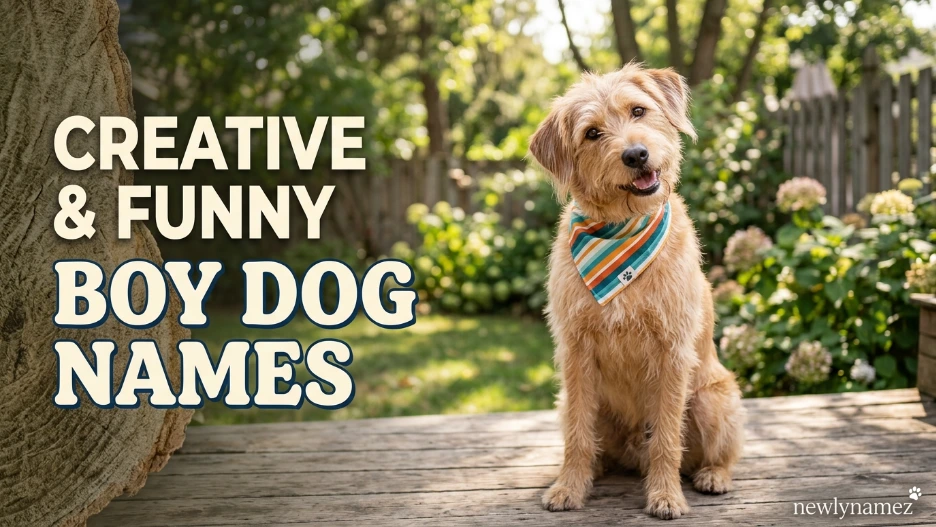Creative Funny Boy Dog Names