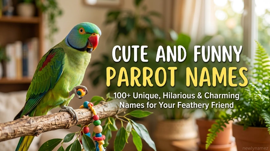 Cute and Funny Parrot Names