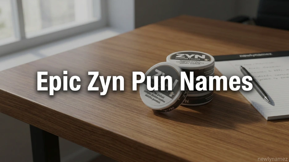 Epic Zyn Pun Names