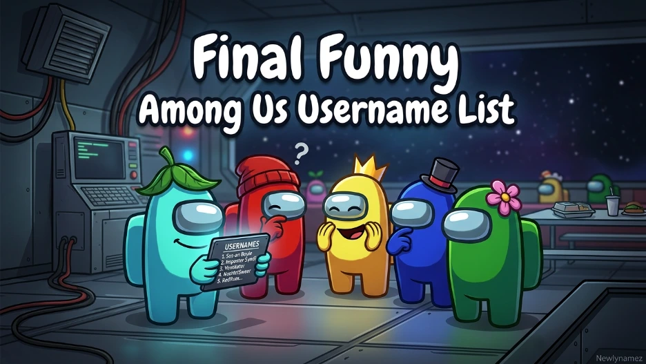 Final Funny Among Us Username List