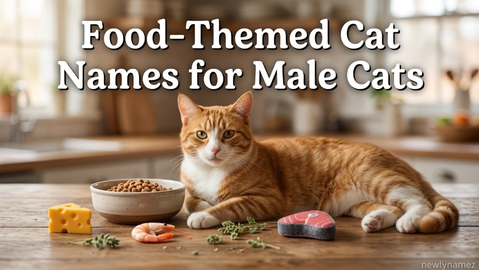 Food-Themed Cat Names for Male Cats