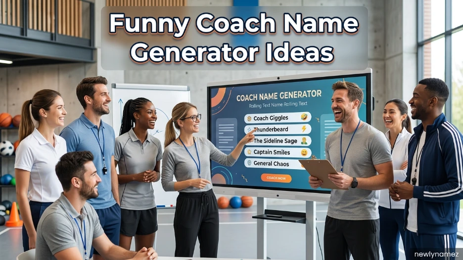 Funny Coach Name Generator Ideas