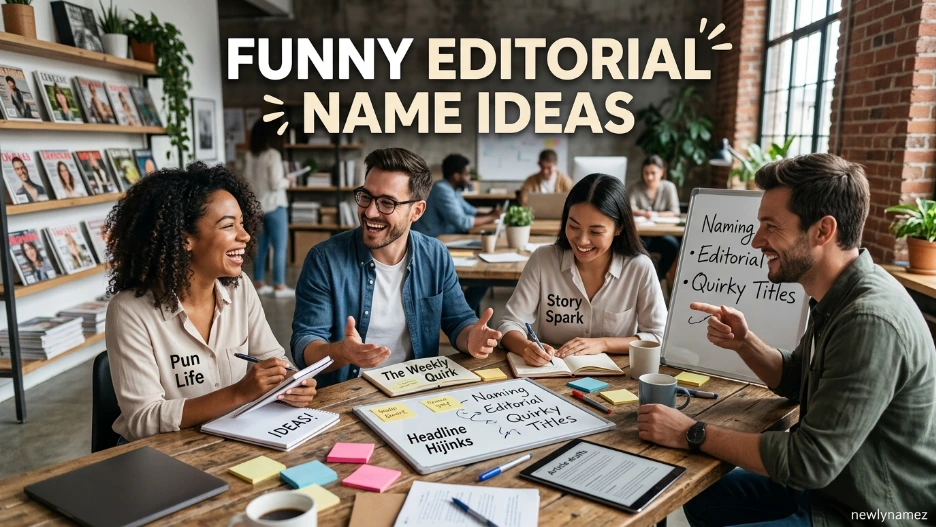 Funny Editorial Name Ideas