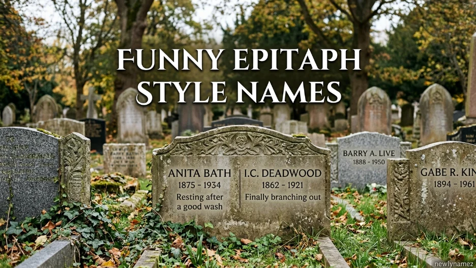 Funny Epitaph Style Names