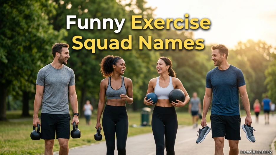 Funny Exercise Squad Names