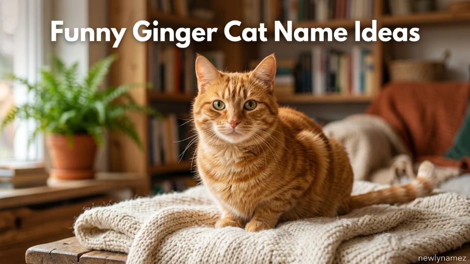 Funny Ginger Cat Name Ideas