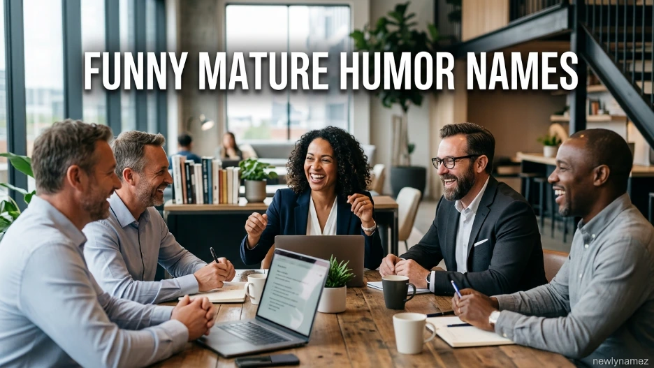 Funny Mature Humor Names