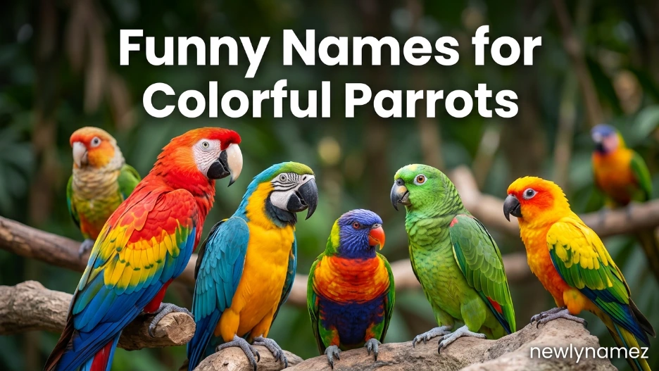 Funny Names for Colorful Parrots