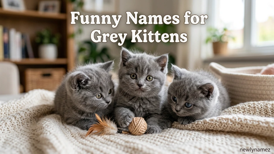 Funny Names for Grey Kittens