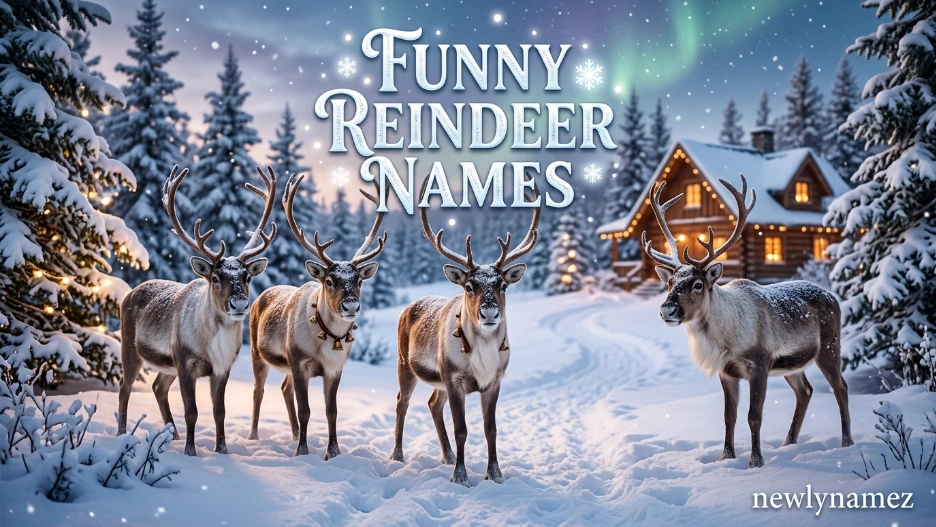 Funny Reindeer Names