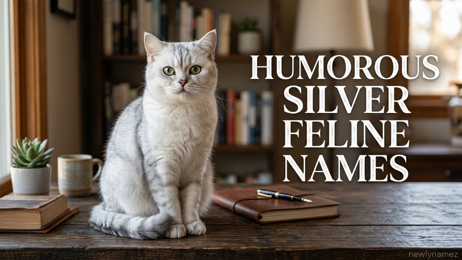 Humorous Silver Feline Names