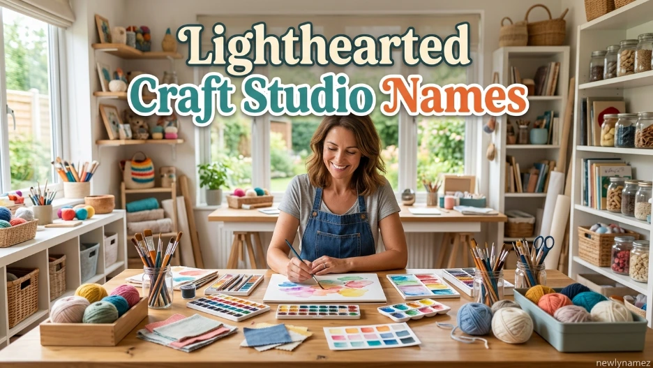 Lighthearted Craft Studio Names