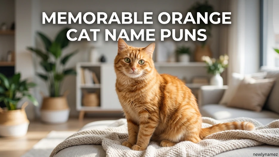 Memorable Orange Cat Name Puns