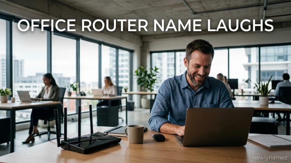 Office Router Name Laughs