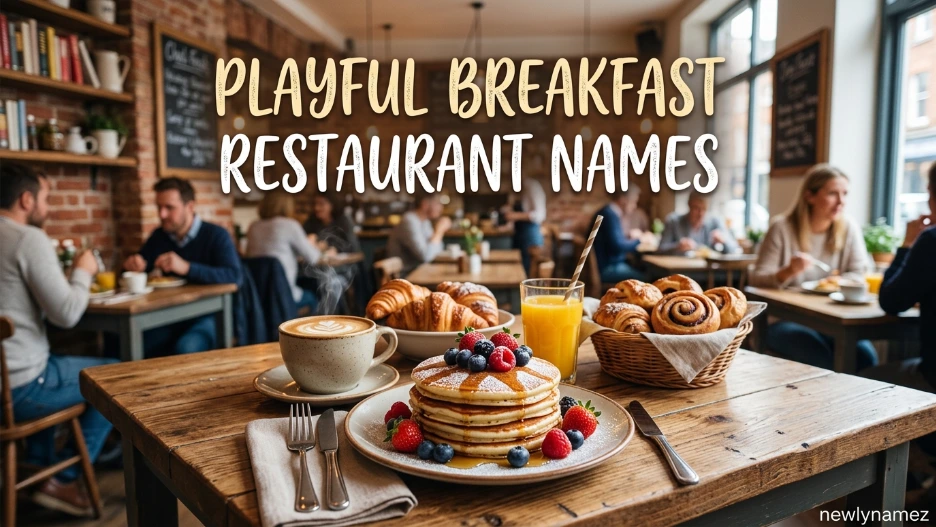 Playful Breakfast Restaurant Names