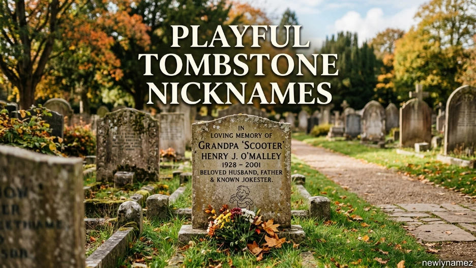Playful Tombstone Nicknames