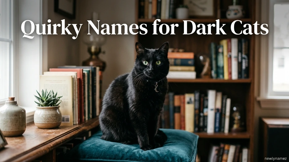 Quirky Names for Dark Cats
