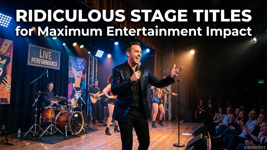 Ridiculous Stage Titles for Maximum Entertainment Impact