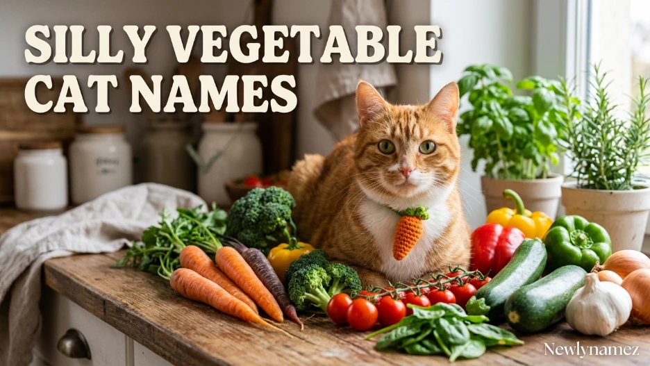 Silly Vegetable Cat Names