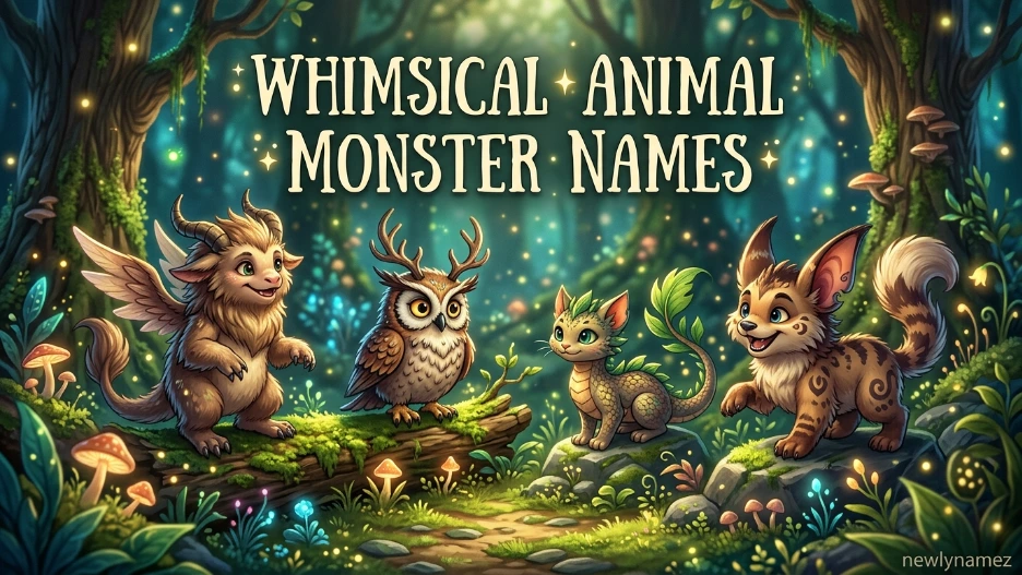 Whimsical Animal Monster Names