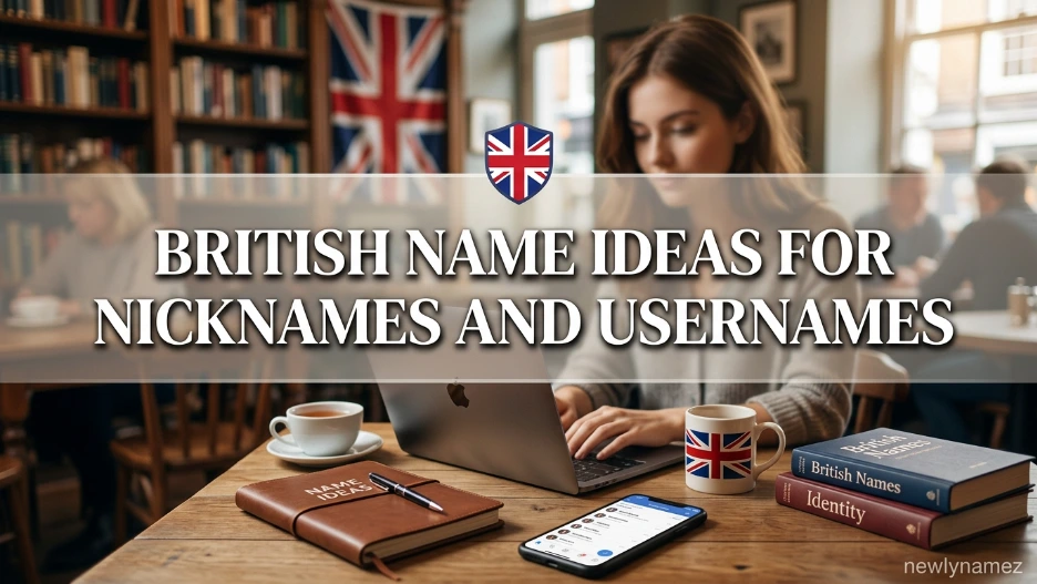 British Name Ideas for Nicknames and Usernames