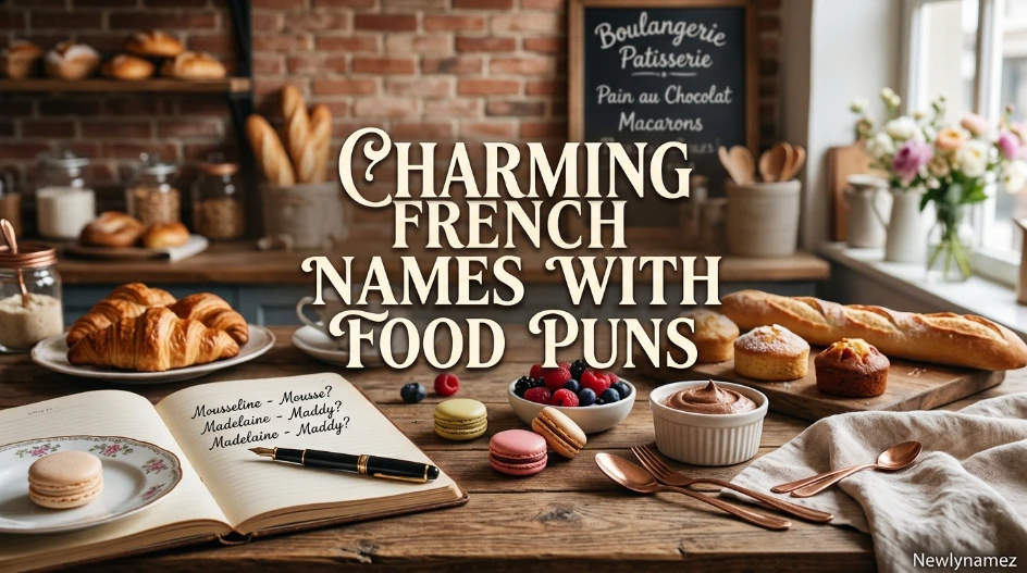Charming French Names With Food Puns