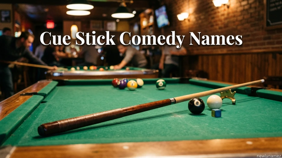 Cue Stick Comedy Names