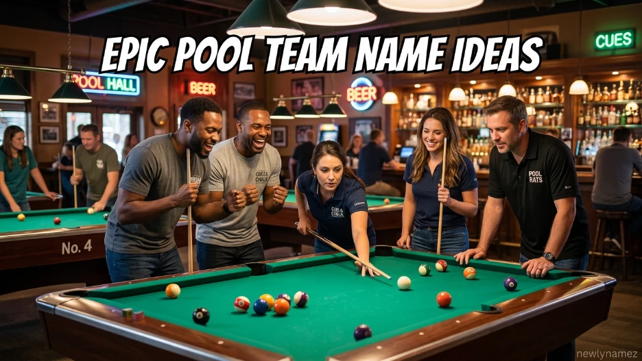 Epic Pool Team Name Ideas