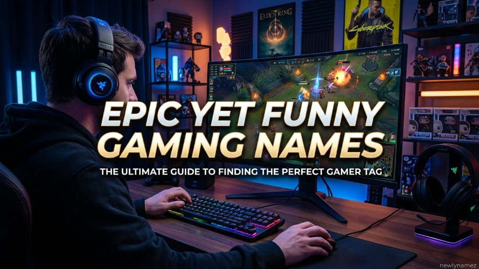 Epic Yet Funny Gaming Names