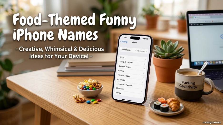 Food-Themed Funny iPhone Names