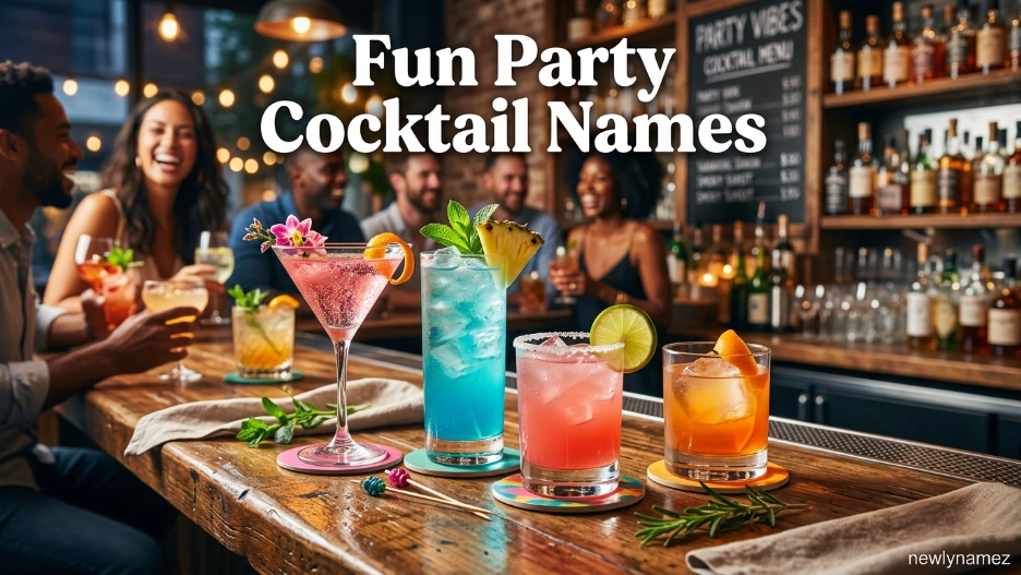 Fun Party Cocktail Names