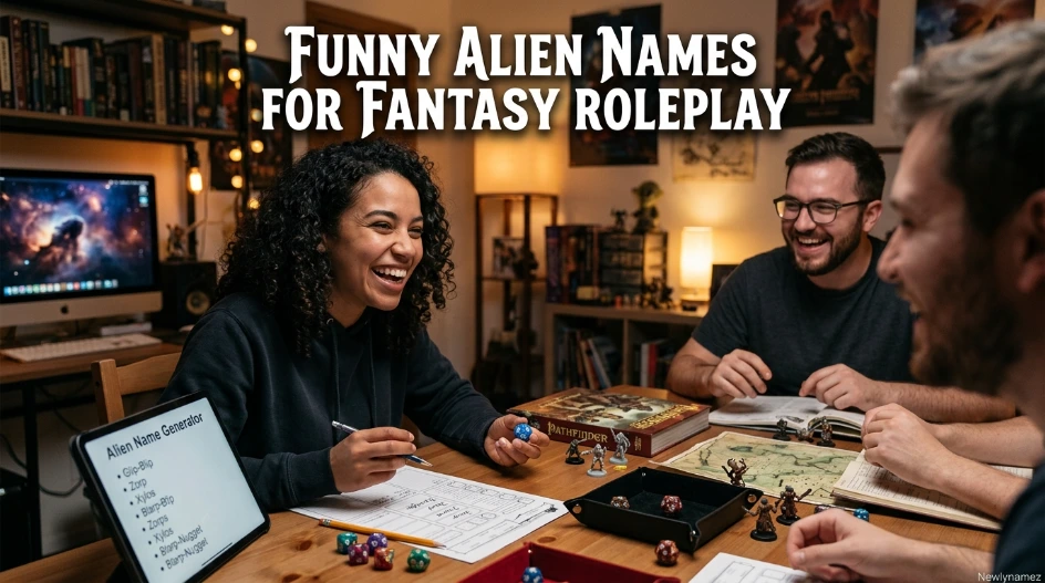 Funny Alien Names for Fantasy Roleplay