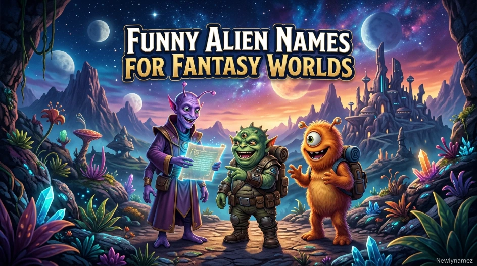Funny Alien Names for Fantasy Worlds
