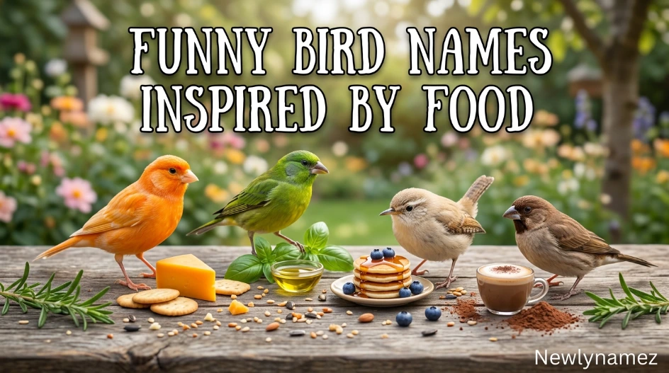 Funny Bird Names Inspired by Food