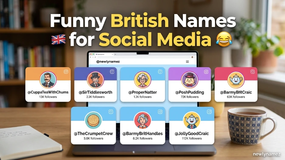 Funny British Names for Social Media