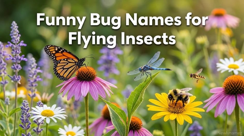 Funny Bug Names for Flying Insects