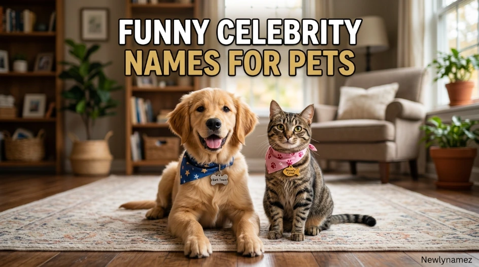 Funny Celebrity Names for Pets