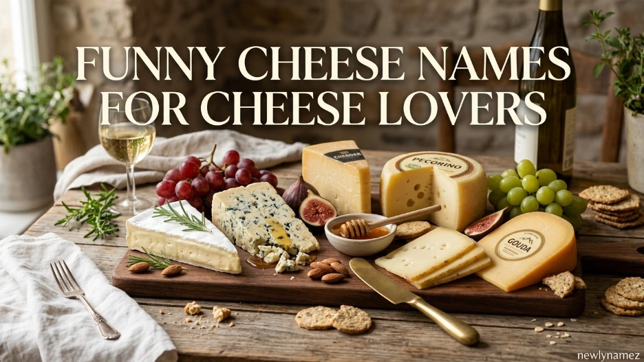 Funny Cheese Names for Cheese Lovers
