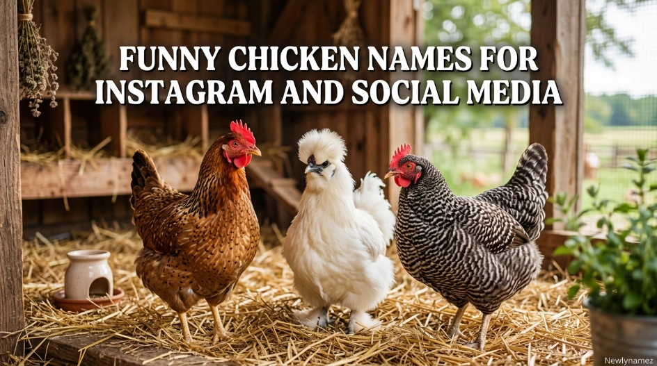 Funny Chicken Names for Instagram and Social Media
