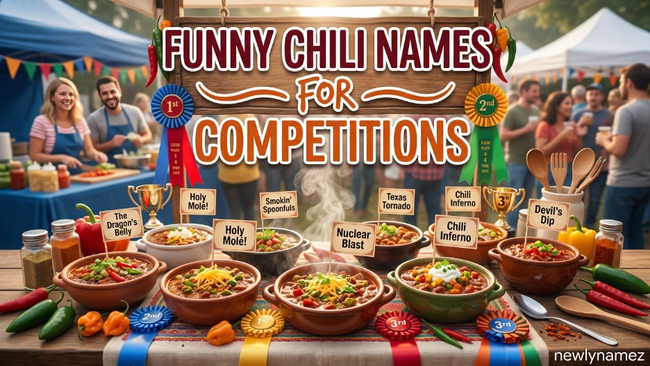 Funny Chili Names for Competitions