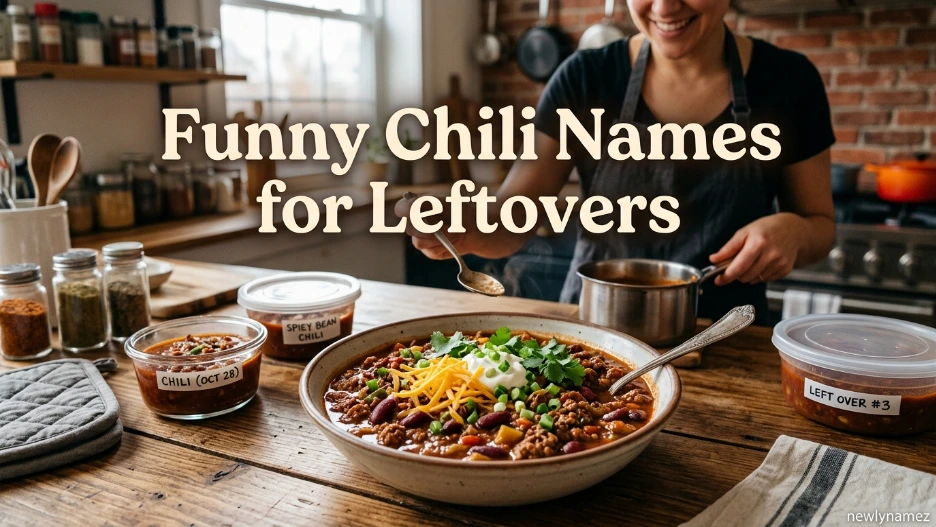 Funny Chili Names for Leftovers