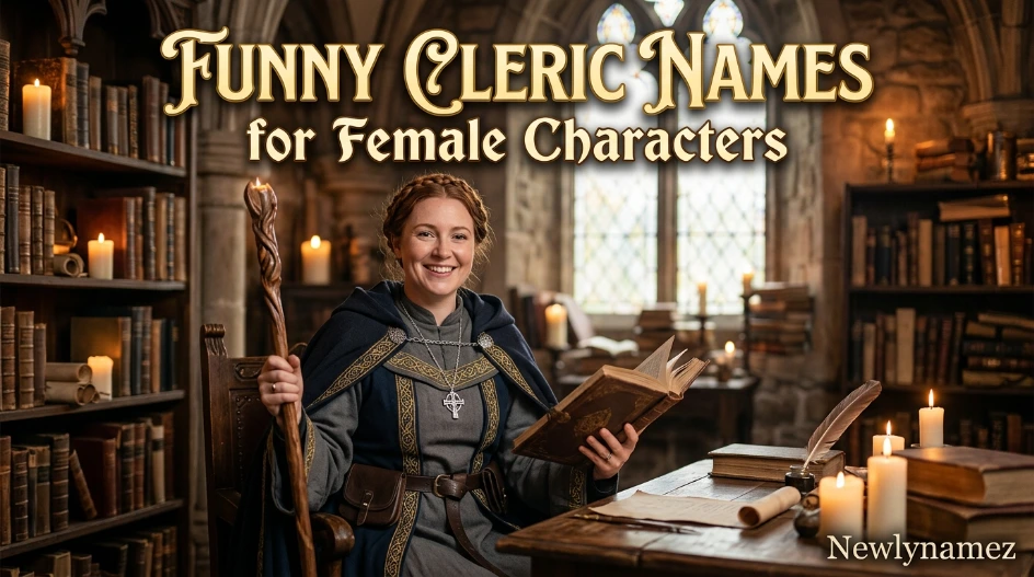 Funny Cleric Names for Female Characters