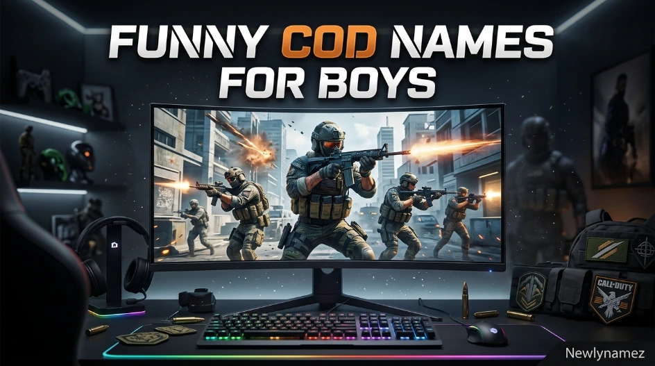 Funny COD Names for Boys