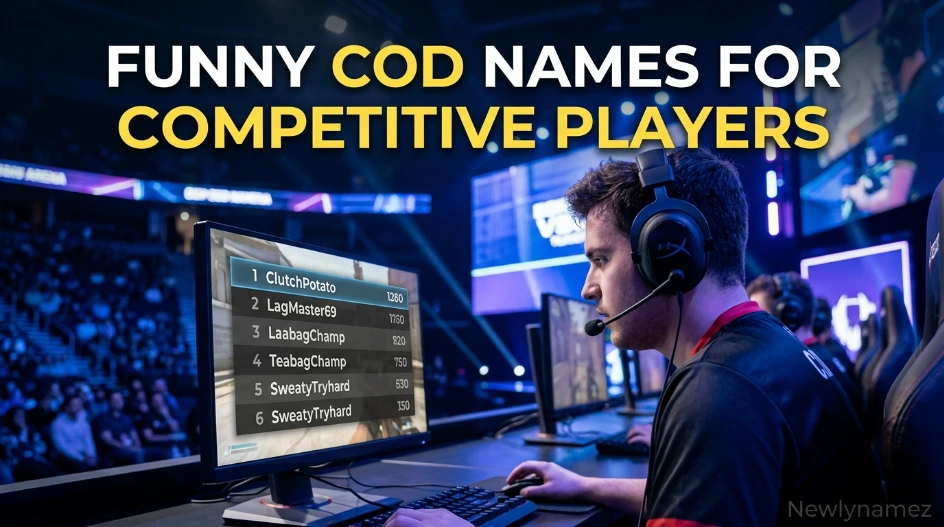 Funny COD Names for Competitive Players